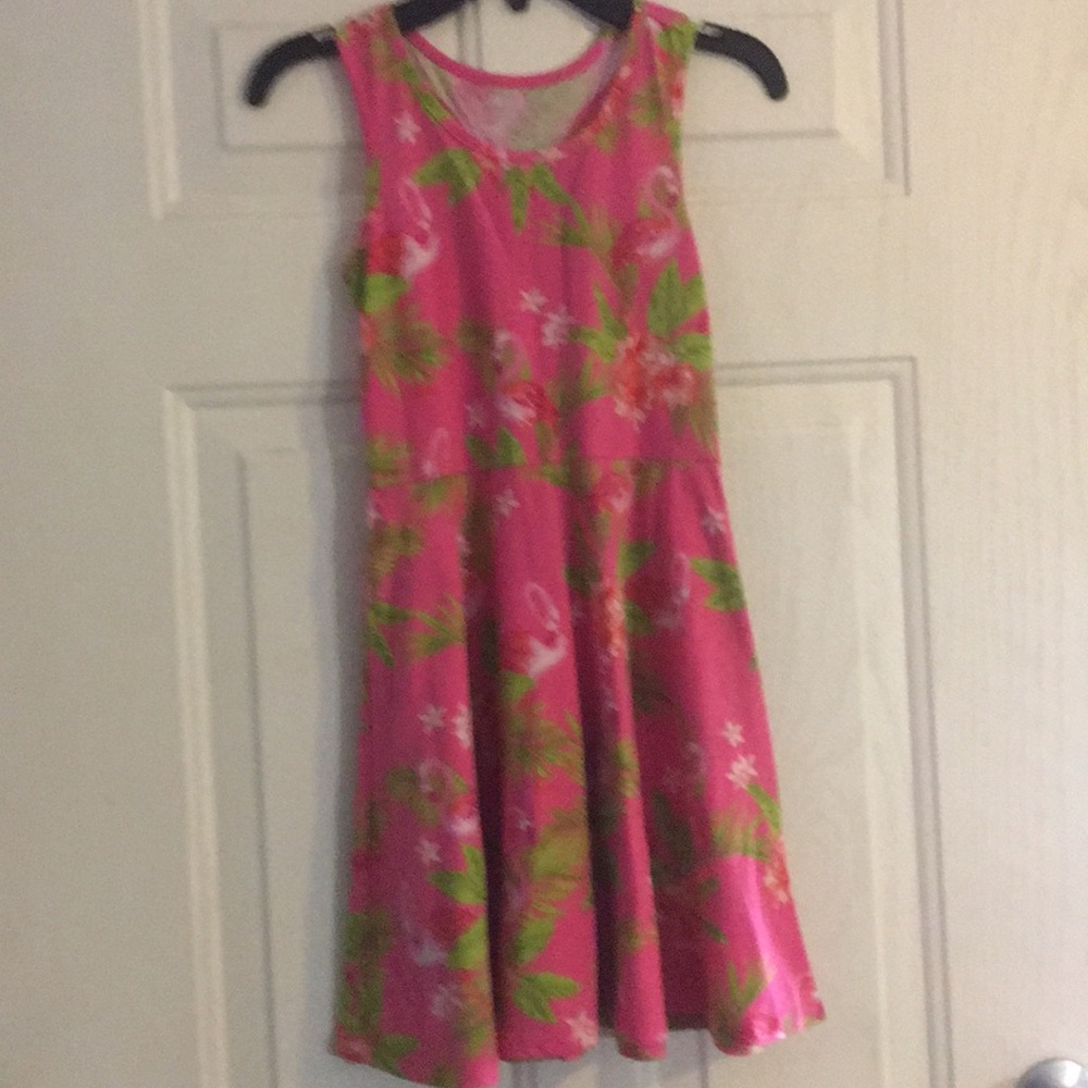 Flamingo tank dress